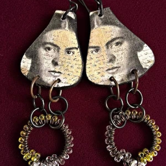 3 Artisan Made Jewelry Components for Necklaces/Earrings/Beading/Crafting - Picture 5 of 7